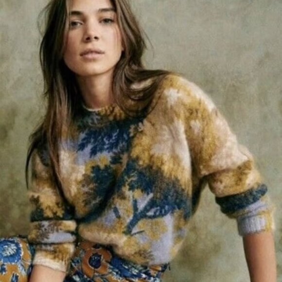 RARE Sezane x Inoui Editions Ulrich Sweater Small - Picture 1 of 5